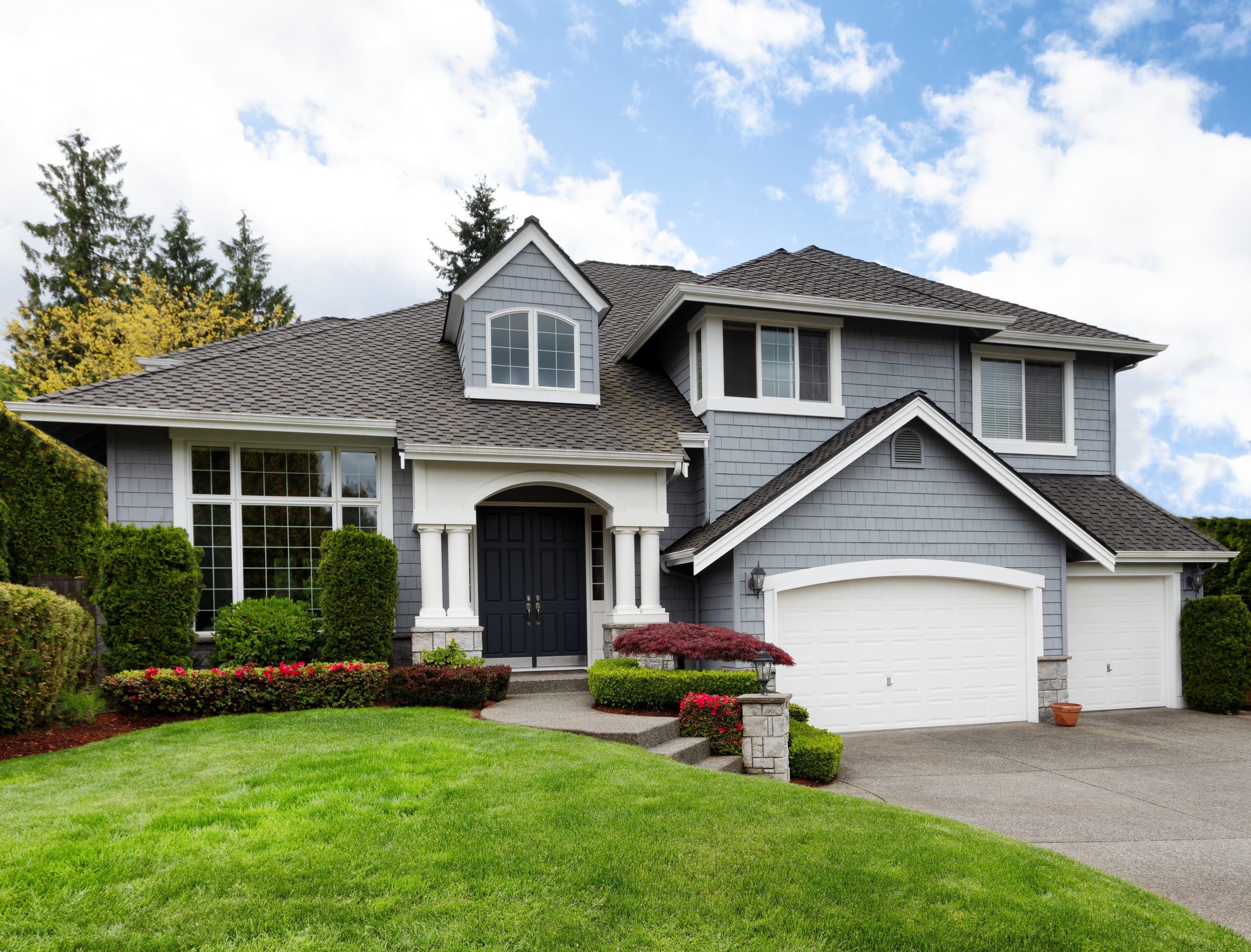 Newly constructed residential house