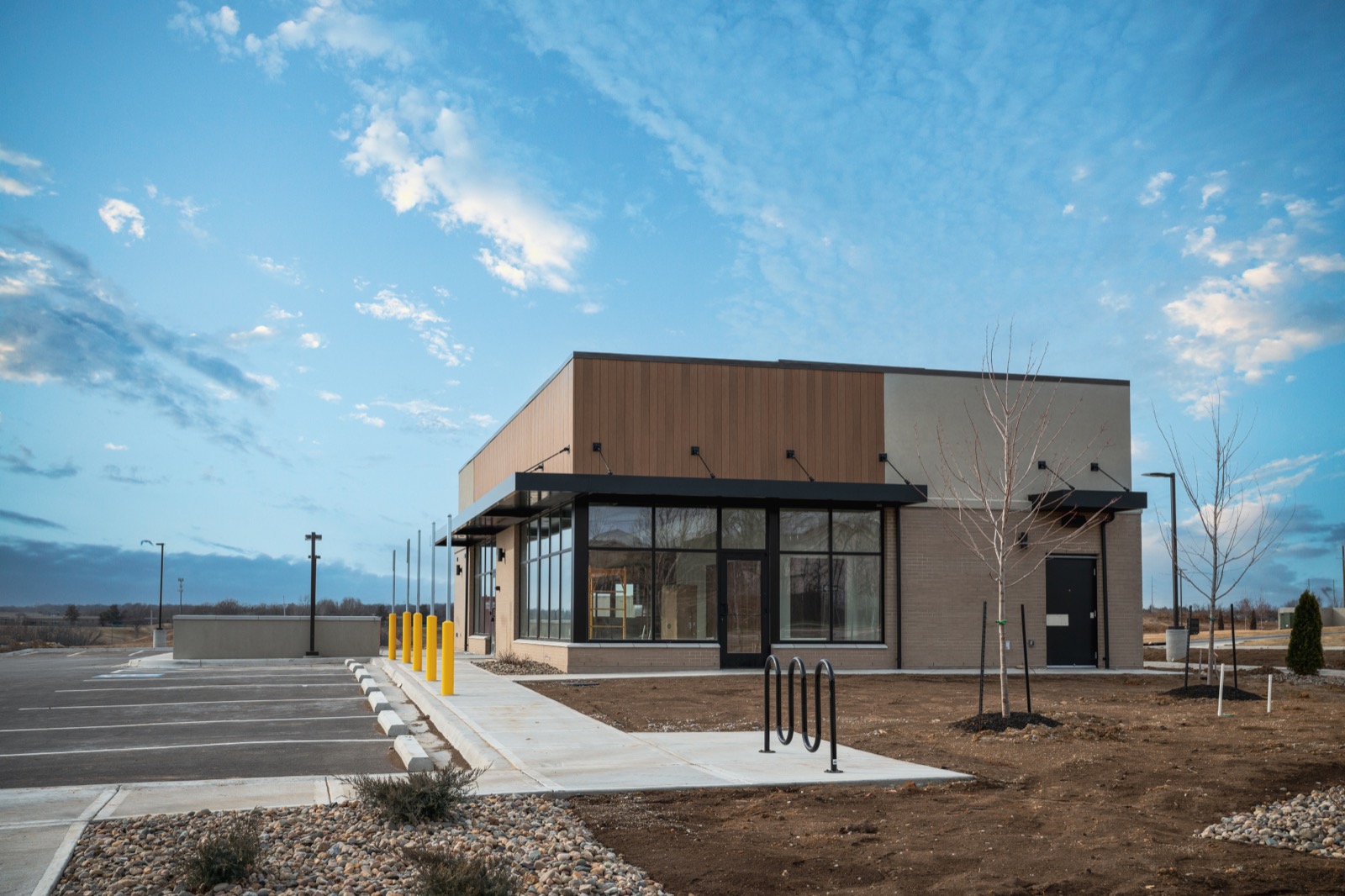 Retail building under construction